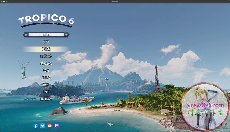 海岛大亨6 MAC 苹果电脑游戏 原生版 支援10.14 10.15 11 12 13 适用于