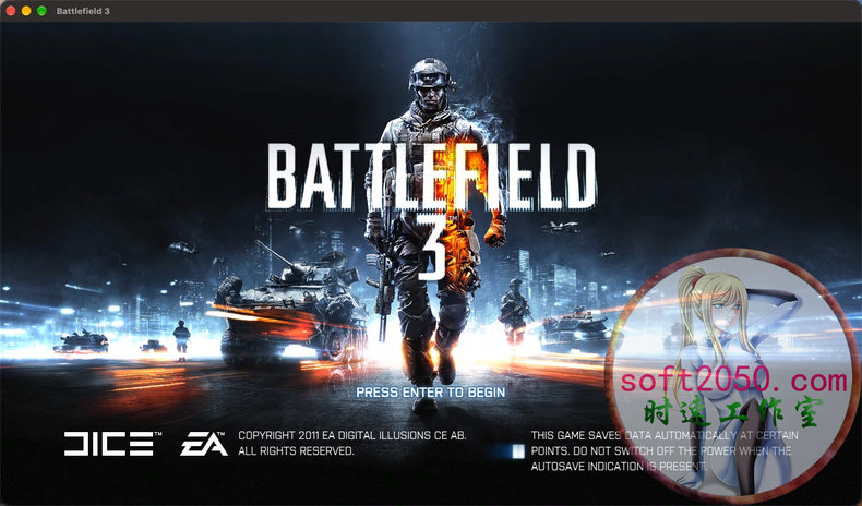 战地3 Battlefield 3 WIN游戏 PC电脑游戏 适配系统WINDOWS